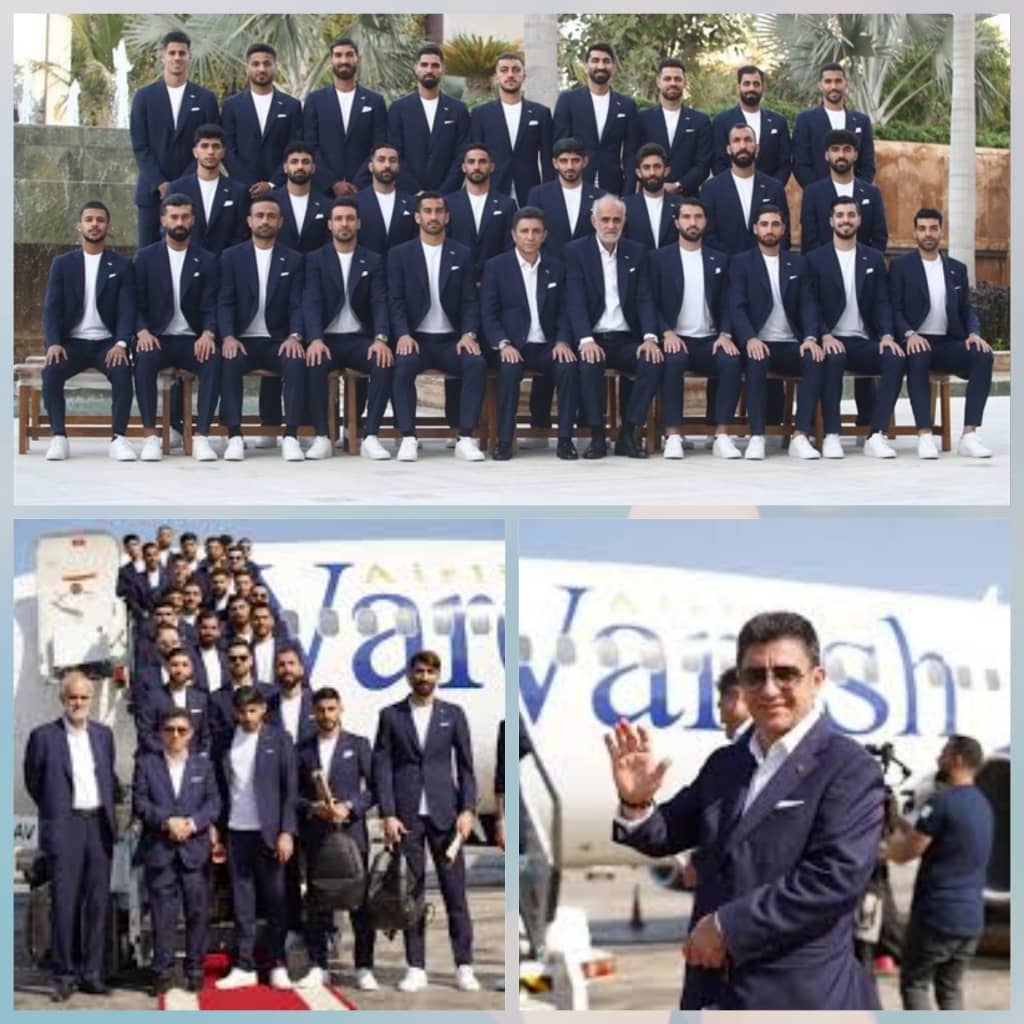 تیم ملی فوتبال از جزیره زیبای کیش به دوحه پرواز کرد