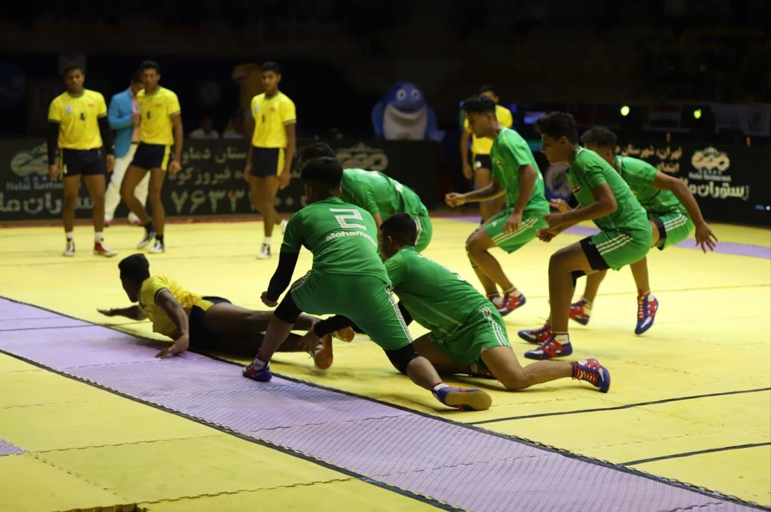 برد تیم سریلانکا در عصر روز سوم مسابقات کبدی جوانان جهان
