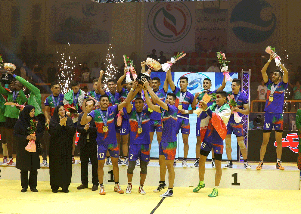 پیروزی غیورمردان جوان ایران در اولین دوره مسابقات کبدی قهرمانی جوانان جهان