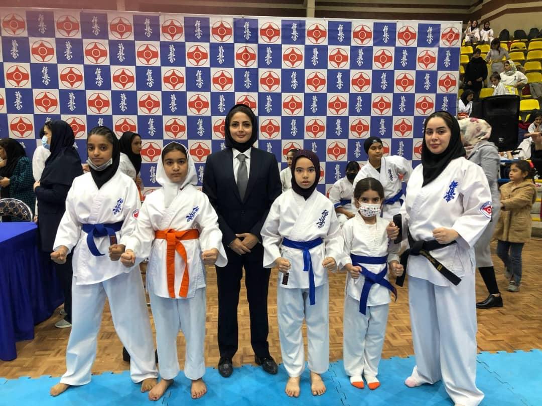 کسب ۵ مدال توسط دختران کاراته کای کیش