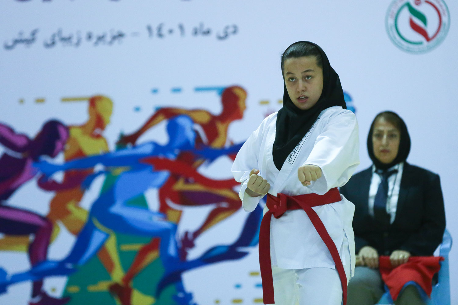 گزارش تصویری مسابقات کاراته بانوان به مناسبت گرامیداشت دهه فجر
