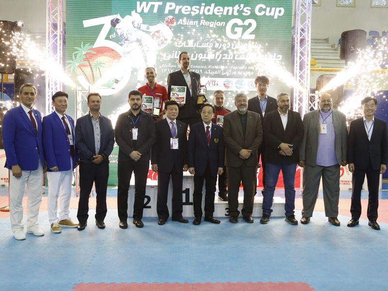 سومین دوره مسابقات جام ریاست فدراسیون جهانی 2019 - کیش؛  هوگوپوشان نوجوان پسر ایران کاپ قهرمانی را بالای سر بردند/ اردن نایب قهرمان شد