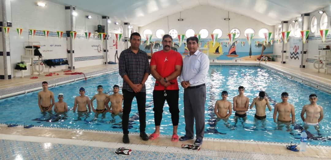 برگزاری اردوی تمرینی اعزام تیم شنای آقایان جزیره کیش در شهرستان لار