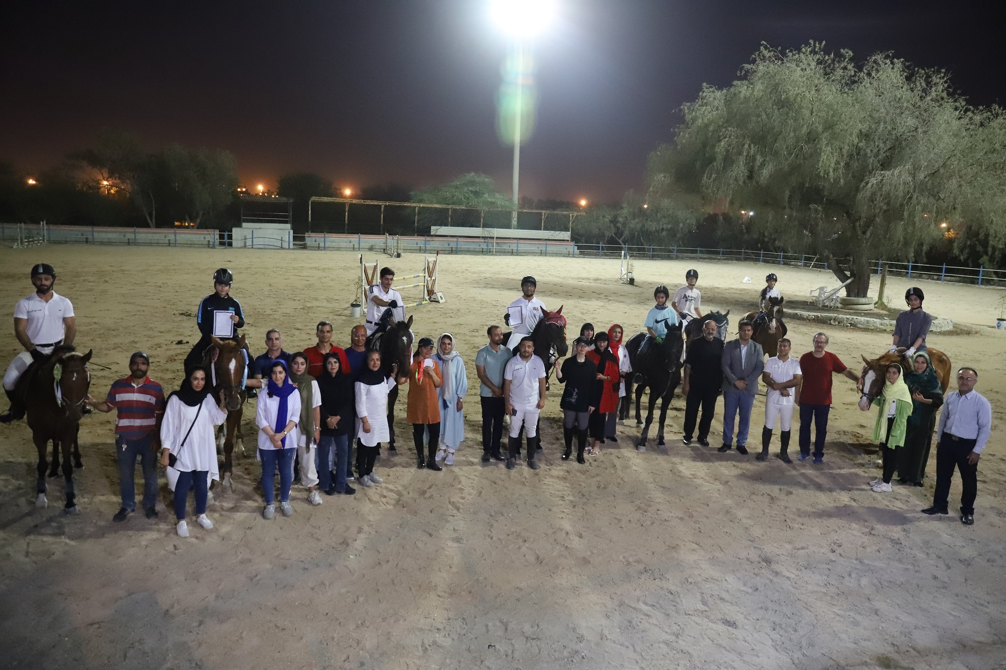 نتایج مسابقات پرش با اسب در ماه رمضان 