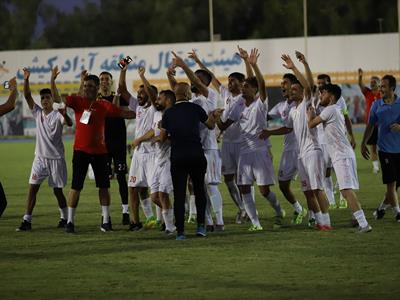 مسابقه فینال فوتبال ناشنوایان ایران و عراق در مسابقات انتخابی المپیک 2022