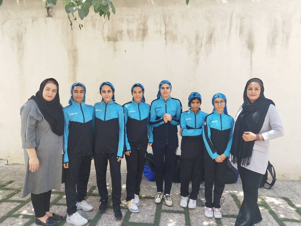 اعزام تیم شنا دختران جزیره کیش به مسابقات استعدادهای برتر کشور