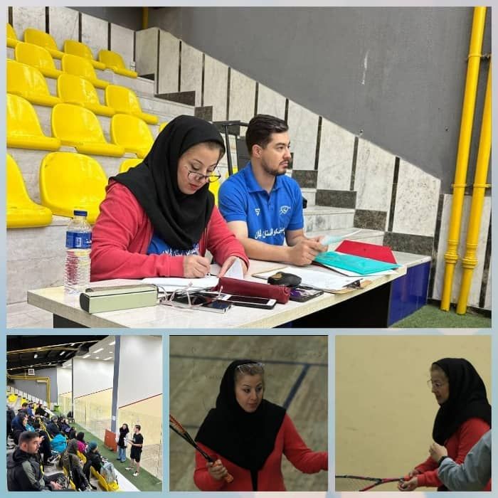 تدریس دوره مربیگری سطح یک اسکواش کشور توسط بهاره کارآگاه