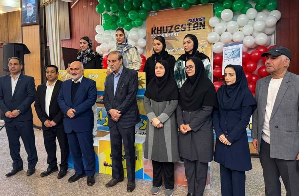 قهرمانی فرشته اقتداری در مسابقات اسکواش اهواز