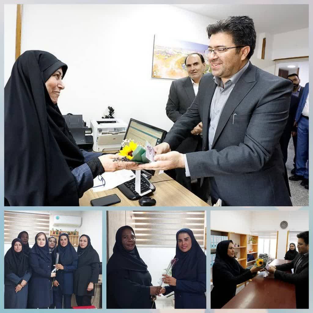 تجلیل سرپرست شرکت عمران، آب و خدمات از بانوان معاونت ورزش و تفریحات سالم*