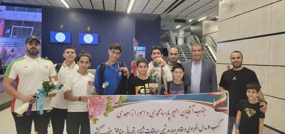 کسب شش مدال در مسابقات شنای جنوب کشور