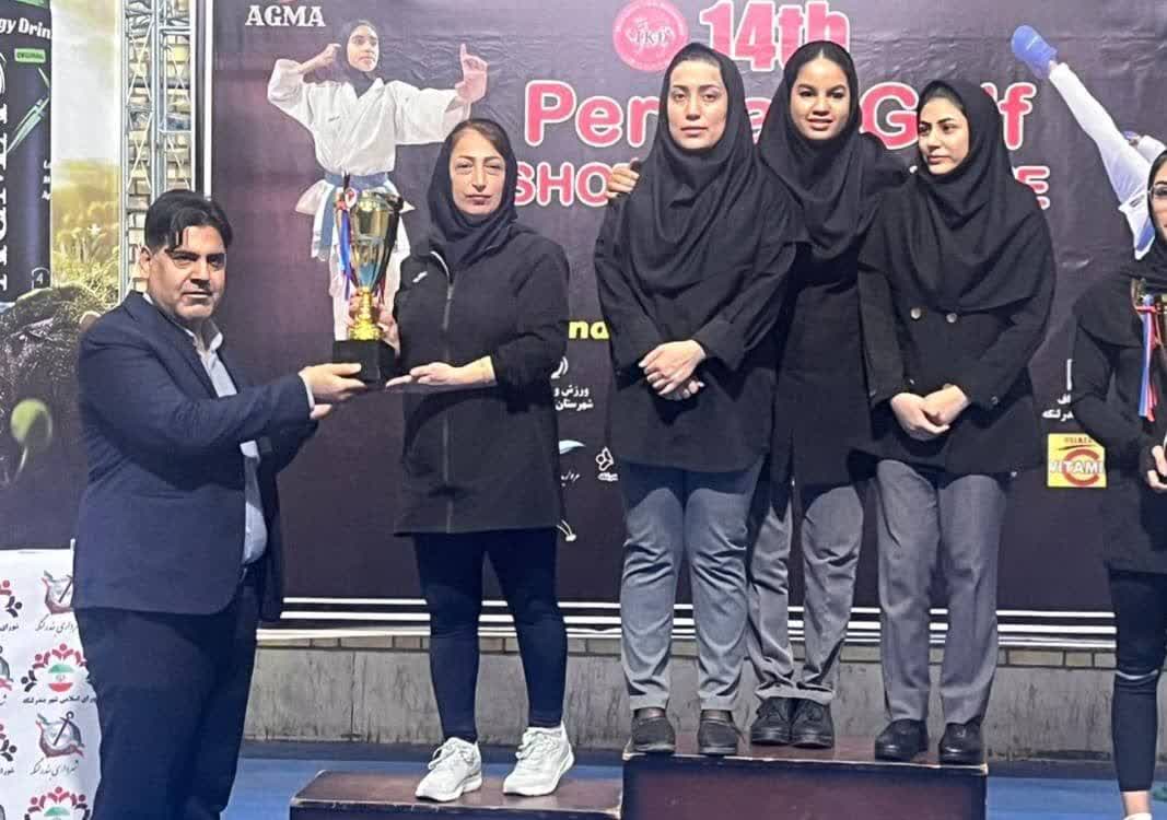 *درخشش تیم کاراته بانوان درمسابقات شوتوکاپ خلیج فارس (جنوب کشور)*